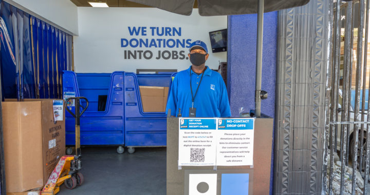 Goodwill donation drop off point